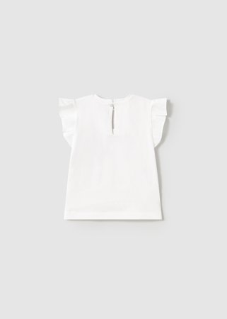 MAYORAL lühikeste varrukatega särk, white, 1042-52, 92 cm 