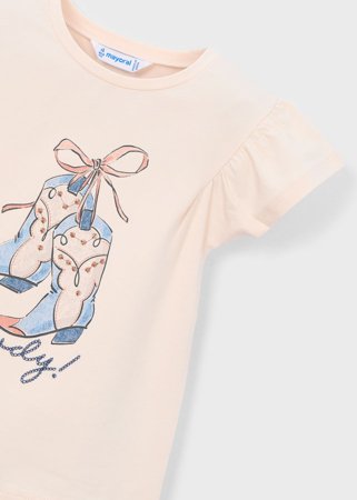 MAYORAL lühikeste varrukatega t-särk, salmon, 3.007-80, 122  cm 