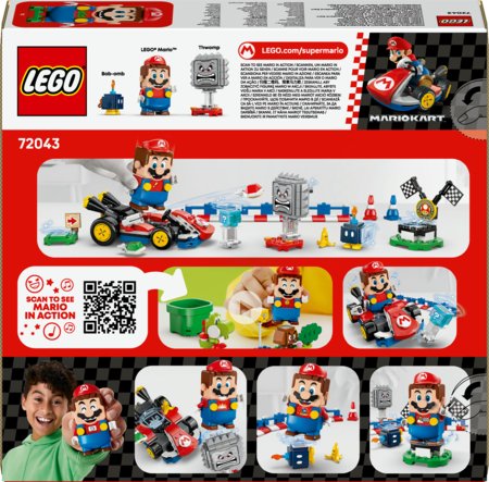 72043 LEGO® Super Mario Mario Kart™ – interaktiivne LEGO® Mario™ ja Standard Kart 