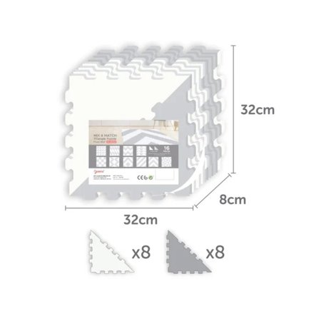SUNTA kolmnurkadega puslematt Mix and Match, 1018B3-C 