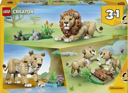 31386 LEGO® Creator Metsloomad: Majesteetlik lõvi 