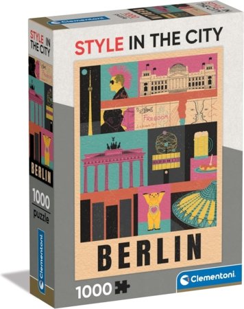 CLEMENTONI pusle Style In The City Berlin, 1000 tk., 39845 