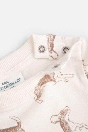 COCCODRILLO body FRIENDS TOGETHER BOY NEWBORN, ecru, ZC4112103FBN-003-086, 86 cm 