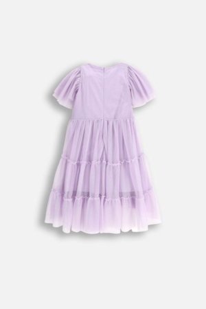 COCCODRILLO lühikeste varrukatega kleit ELEGANT JUNIOR GIRL, lilla, WC5128209EJG-016-164, 164 cm 
