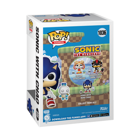 FUNKO POP! vinila figūriņa: Sonic - Sonic & Chao, 80309 