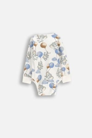 COCCODRILLO pikkade varrukatega särk UNDERWEAR SPECIAL BOY, kreemjas, WC5412601USB-003-074, 74 