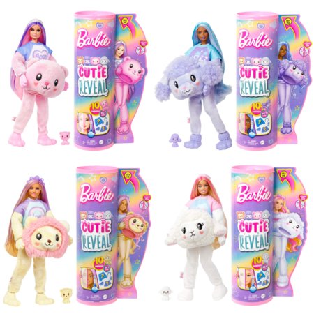 BARBIE Cutie Reveal T-särgiga nukk mõmmi HKR04