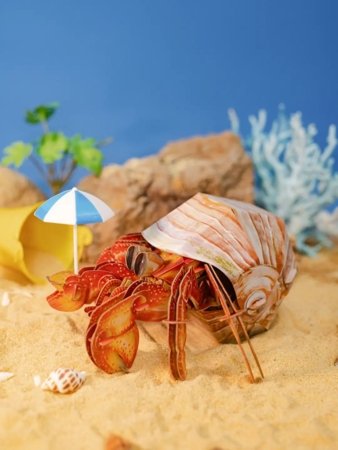 MAKEBUG 3D paberist pusle Hermit Crab, MB-B-0008 
