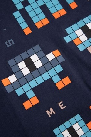 COCCODRILLO pikkade varrukatega t-särk, tumesinised, cm 