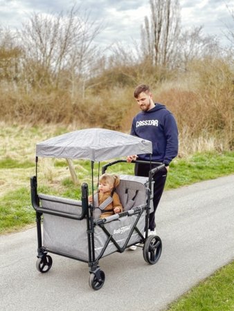 BABYTROLD käru FUN, Grey, 13-04G 