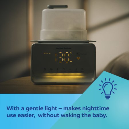 CANPOL BABIES pudelisoojendaja ja sterilisaator termostaadi ja lambiga 7in1, 12/218 