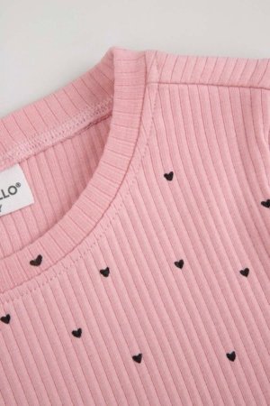 COCCODRILLO lühikeste varrukatega t-särk, roosad, cm 