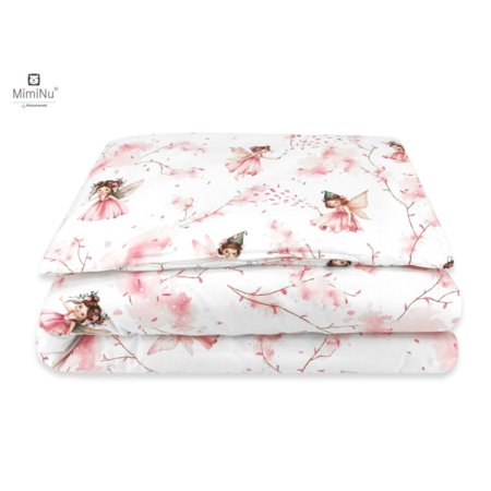MIMINU 2-osaline voodipesukomplekt Wonderland pink, 100x135, 60x40 cm 