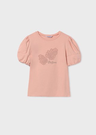 MAYORAL lühikeste varrukatega t-särk 8B, tulip rose, 6002-74 