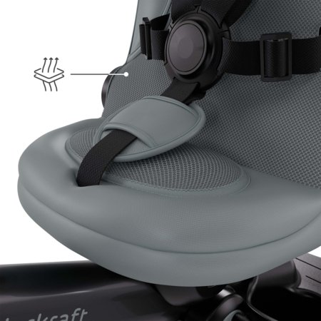 KINDERCRAFT kolmerattaline AVEO 2 Plus, hall, KRAVEO02GRY0000 