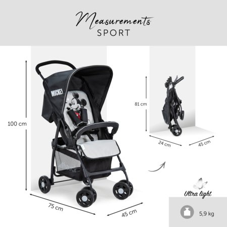 HAUCK käru SPORT, Mickey Stars, 171486 