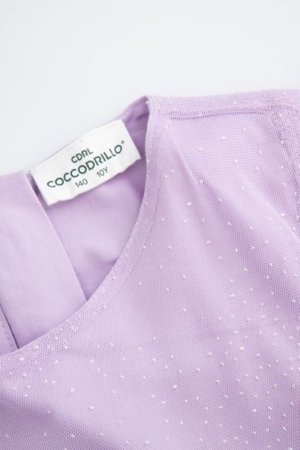 COCCODRILLO lühikeste varrukatega kleit ELEGANT JUNIOR GIRL, lilla, WC5128209EJG-016-164, 164 cm 