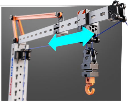 FISCHER TECHNIK konstruktor ehituskraana, 576103 