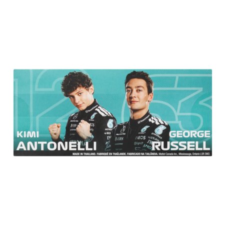 HOT WHEELS 1:64 Premium F1 Mercedes-Benz George Russell & Kimi Antonelli kahe auto komplekt, JMM93 