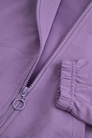 COCCODRILLO kapuutsiga tõmblukuga pusa, lilla, WC6132401SGK-016-092, 92 cm 