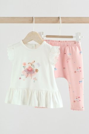 NEXT lühikeste varrukatega t-särk ja säärised, AA6495, 80-86