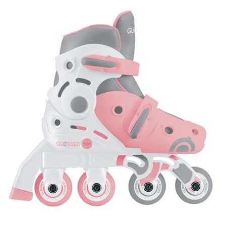 GLOBBER rulluisud Learning Skates 2 in 1, suurus 30–33, pastellroosad, 783-210 
