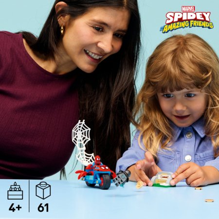 11206 LEGO® ǀ Marvel Spidey ja tema hämmastavad sõbrad Spidey oma mootorrattal vs. Rhino 