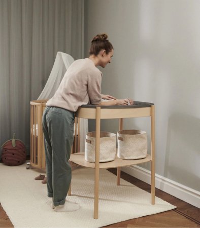 STOKKE mähkimislaud SLEEPI™, natural, 583902 583902