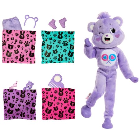 BARBIE Cutie Reveal kaisukaru seeria Share Bear, JCN94 