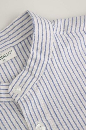 COCCODRILLO lühikeste varrukatega särk, sinised, WC6136202EJB-014-140, 140 suurus 