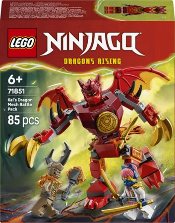 71851 LEGO® NINJAGO® Kai draakoniroboti lahingupakk 