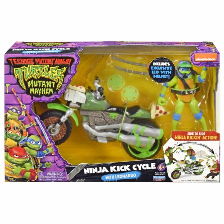 TMNT mootorratas Ninja Kick Leonardo figuuriga, 83431 83431