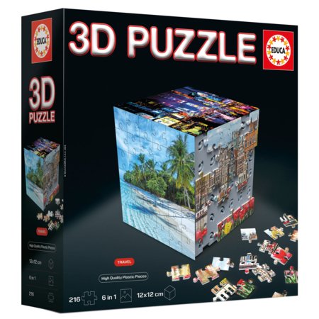 EDUCA 3D puzzle Cube Travels, 216 tk, 20124 