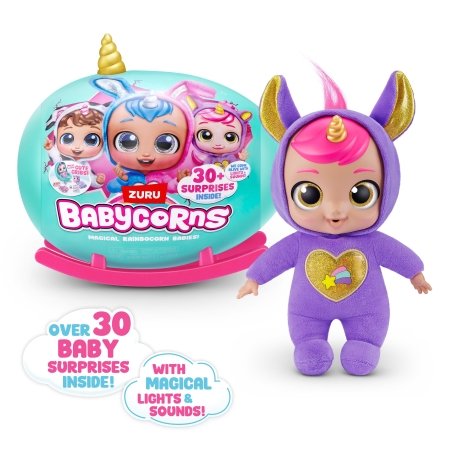 BABYCORNS nukk aksessuaaridega Magical Rainbocorn Babies, 1 seeria, assortii., 92108 