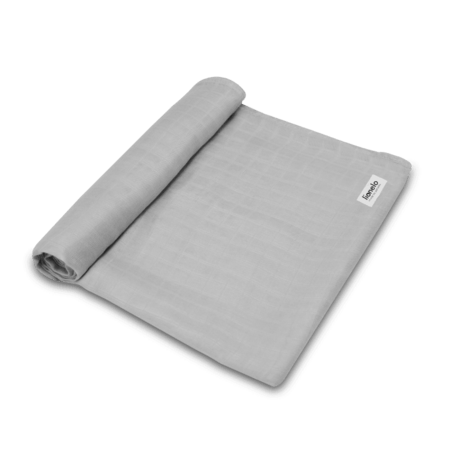LIONELO mähkimistekk, Grey stone, LO-BAMBOO SWADDLE 