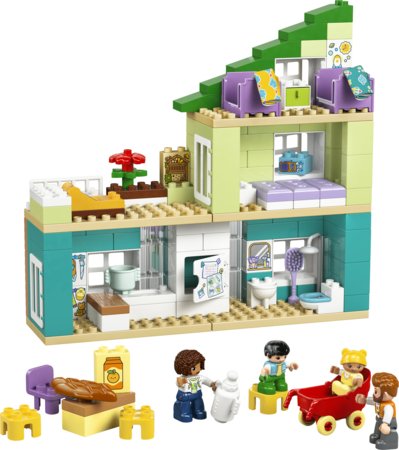 10470 LEGO® DUPLO® linn kolm ühes moodne peremaja figuuridega 