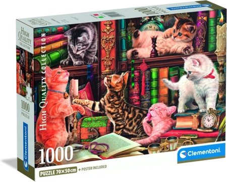 CLEMENTONI pusle Curious Whiskers, 1000 tk., 37107 