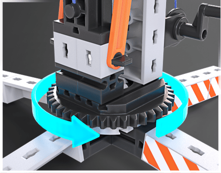 FISCHER TECHNIK konstruktor ehituskraana, 576103 