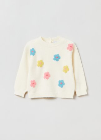 OVS GIRL9-36M TRICOT 2H 9-12 WHITE 001844202 001844202