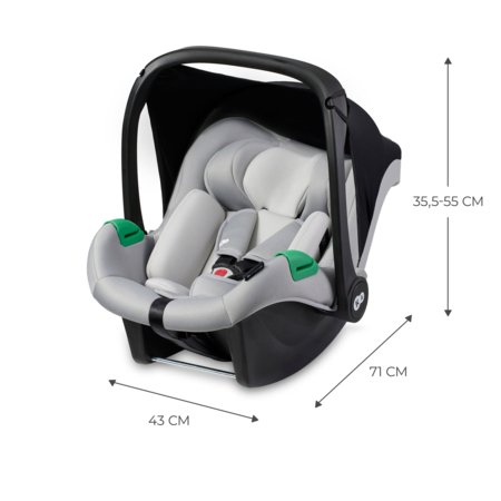KINDERKRAFT turvahäll MINK PRO, 40–75 cm, grey 