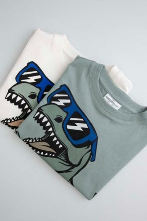 COCCODRILLO lühikeste varrukatega t-särk, beež, cm 