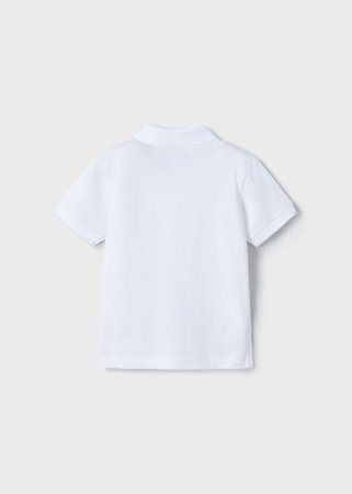 MAYORAL lühikeste varrukatega polosärk, white, 150-16, 140 cm 