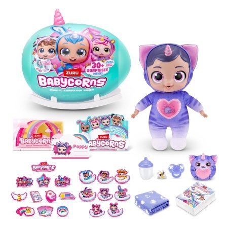 BABYCORNS nukk aksessuaaridega Magical Rainbocorn Babies, 1 seeria, assortii., 92108 