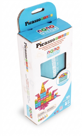 PICASSO TILES Magnetiline konstruktor pliiatsikarbiga 65 osa, PN03 