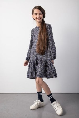 COCCODRILLO dress ACADEMY GIRL JUNIOR, multicoloured, ZC5128101AGJ-022-158, 158 cm 