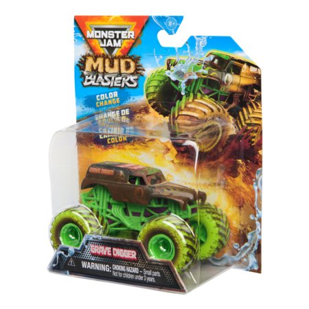MONSTER JAM 1:64 värvimuutev masin Mud Blasters, assortii, 6072638 