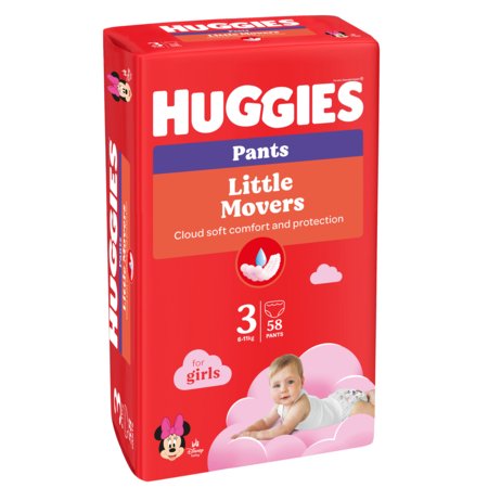 HUGGIES püksmähkmed S3 Girl D Mega, 6-11kg, 58 tk., 2658491 2658491