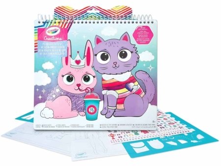 CRAYOLA värvimiskomplekt Pets Fashion Sketch, 04-1173 