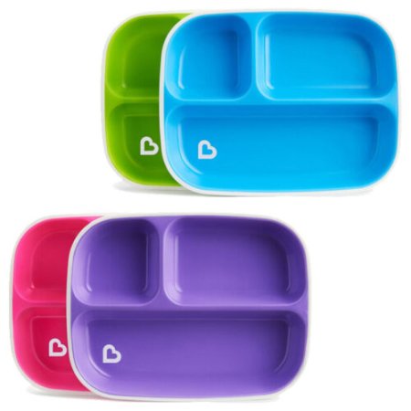 MUNCHKIN taldrik sektoritega 2tk 6k+ Splash 91521 012448