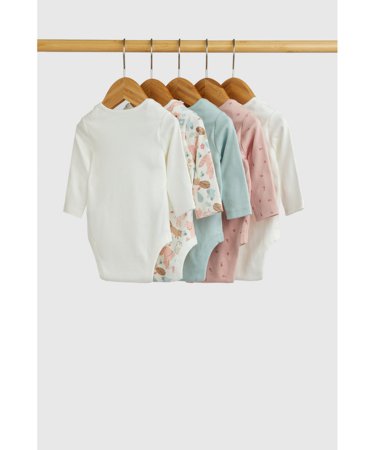 MOTHERCARE pikkade varrukatega beež bodi 5 tk., IF133 